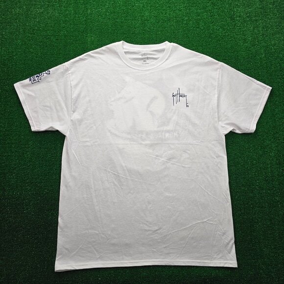 Guy Harvey Tshirt Mens‎ XL White Fishing Casual The Offshore Open 2022 New York - Picture 2 of 8